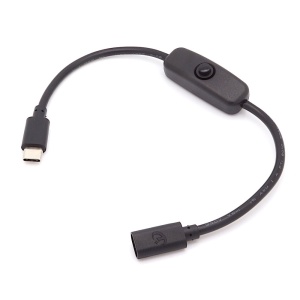 USB DC-Kabel mit Schalter USB Typ C Buchse -