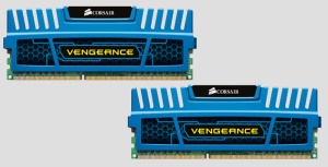 8 GB Kit DDR3-RAM, 1600 MHz, Corsair Vengeance Blue
