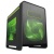 MS-TECH Crow Q1/GR, Micro ATX Gaming Cube mit Sichtfenster