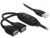 Delock Kabel USB 2.0 Verlängerung > 2 x USB Buchse, aktiv
