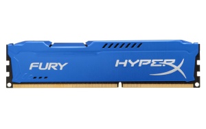 8 GB DDR3-RAM, 1600 MHz, Kingston HyperX Fury, blau,