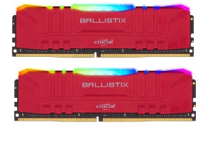 32GB Kit DDR4-RAM, 3200 MHz, Crucial Ballistix rot RGB