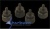 Sharkoon 4er Set THUMBSCREWS schwarz