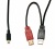 USB Y-Kabel, 2x USB St. A / 1x USB 5pol Mini St. B