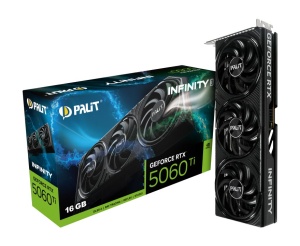 Palit GeForce RTX 5060 Ti Infinity 3, 16GB GDDR7,