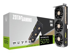 Zotac Gaming GeForce RTX 5070 Solid OC, 12GB GDDR7,