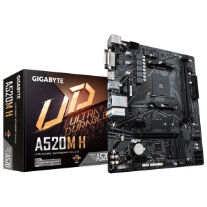 Gigabyte A520M H, AM4, AMD A520, µATX