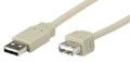 USB-Kabel A/A Verlängerung 1,8 Meter St/Bu