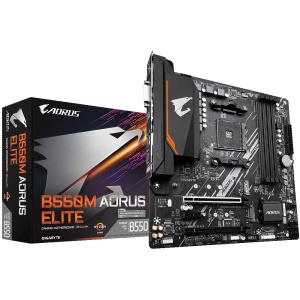 Gigabyte B550M Aorus Elite, AM4, AMD B550, µATX