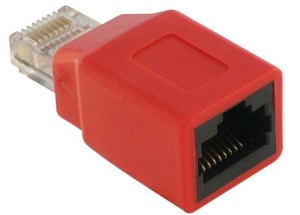 Delock RJ45 Crossover Adapter Stecker - Buchse