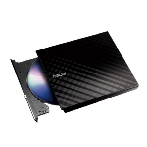 Asus SDRW-08D2S-U, Slim DVD-Brenner, USB 2.0, schwarz, Lite