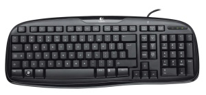 Logitech Keyboard K120 for Business, schwarz, USB, DE
