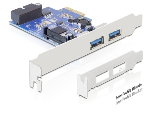 Delock PCI Express Karte 3 x USB 3.0,