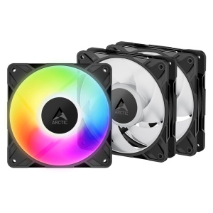 Arctic P12 Pro A-RGB, schwarz, 120mm, 3er-Pack