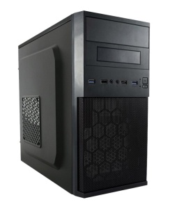 LC-Power Mini Tower 2004MB-V2, schwarz, µATX