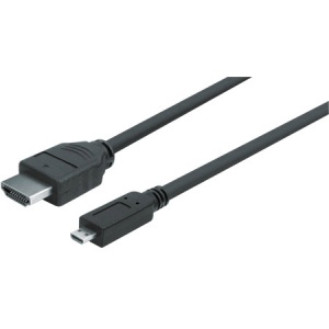 Micro HDMI Kabel, HDMI Micro Stecker/HDMI Stecker, 1,0 m,