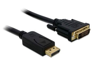 Delock Kabel Displayport auf DVI St/St, Goldkontakte, 3,0 m