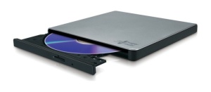 HLDS GP57ES40, Ultra Slim, USB 2.0, silber