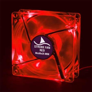 Sharkoon Strobe Fan rot