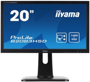 49,4cm 19,5 IIyama ProLite B2083HSD, VGA, DVI, LED