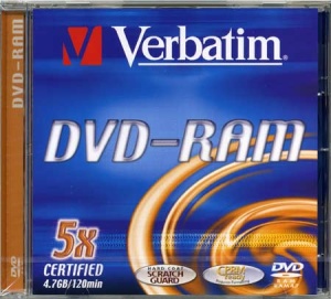 Verbatim DataLifePlus DVD-RAM 4,7 GB, 5x,
