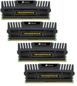 16 GB Kit DDR3-RAM, 1600 MHz, PC3-12800, Corsair Vengeance