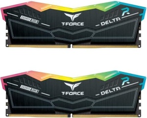 32GB Kit DDR5-6400, TeamGroup T-Force DELTA RGB schwarz