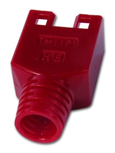 Hirose Knickschutztülle für Modularstecker TM11 rot