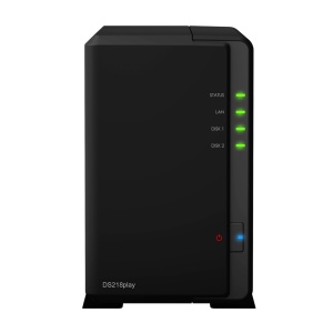 Synology DS218play NAS, 2x USB 3.0, Gigabit-LAN,