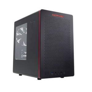 Riotoro CR280, Acrylfenster, Mini-ITX, schwarz,