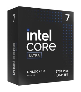 Intel Core Ultra 7 270K Plus, 8P+16E/24T, 3.70-5.50GHz,