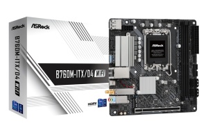 ASRock B760M-ITX/D4 WiFi, DDR4, Intel B760, Mini-ITX