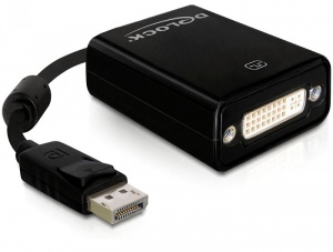 Delock Adapter DisplayPort 1.1 Stecker > DVI Buchse