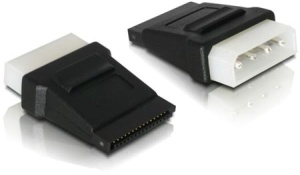 Delock Adapter Power SATA HDD > 4pin Stecker