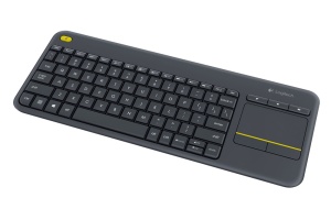 Logitech K400 Plus Touch Wireless Tastatur schwarz