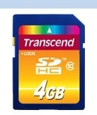 Transcend 4 GB Secure Digital Card SDHC Class 10