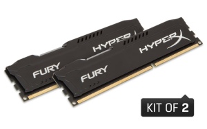 8 GB Kit DDR3-RAM, 1866 MHz, Kingston HyperX Fury, black,