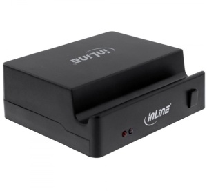 InLine® OTG Stand, Dockingstation mit Card Reader und USB-