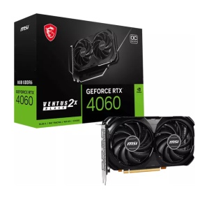 MSI GeForce RTX 4060 Ventus 2X Black 8G OC, 8GB GDDR6,