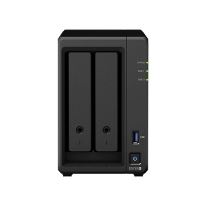 Synology DS720+NAS, 2x USB 3.0, eSATA, 2x Gigabit-LAN,