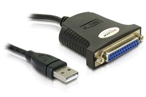 Delock USB zu Paralell Adapterkabel 0,8 m
