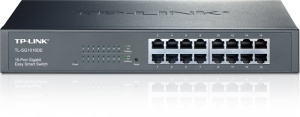 TP-Link 16-Port-Gigabit-Easy-Smart-Switch TL-SG1016DE