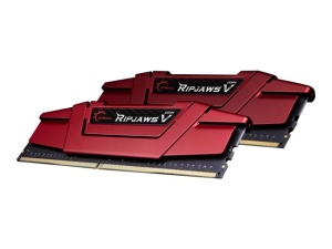 16GB Kit DDR4-RAM, 2400 MHz, G.Skill RipJaws V rot,