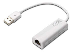 Digitus Fast Ethernet USB 2.0 Adapter, 10/100 Mbps, USB