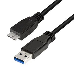Micro USB 3.0 Kabel, USB St. A / USB 3.0 Micro St. B, 0,6 m