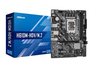 ASRock H610M-HDV/M.2, DDR4, Intel H610, µATX