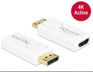 Delock Adapter Displayport 1.2 Stecker > HDMI Buchse 4K