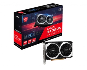 MSI Radeon RX 6500 XT Mech 2X 4G OC, 4GB GDDR6,