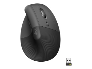 Logitech Lift Vertical Ergonomic Mouse, Graphite,