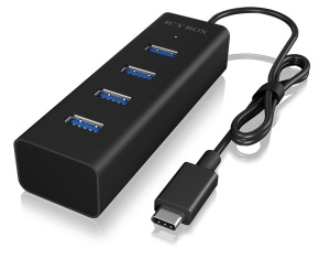 RaidSonic Icy Box IB-Hub1409-C3 USB-Hub, 4x USB-A 3.0